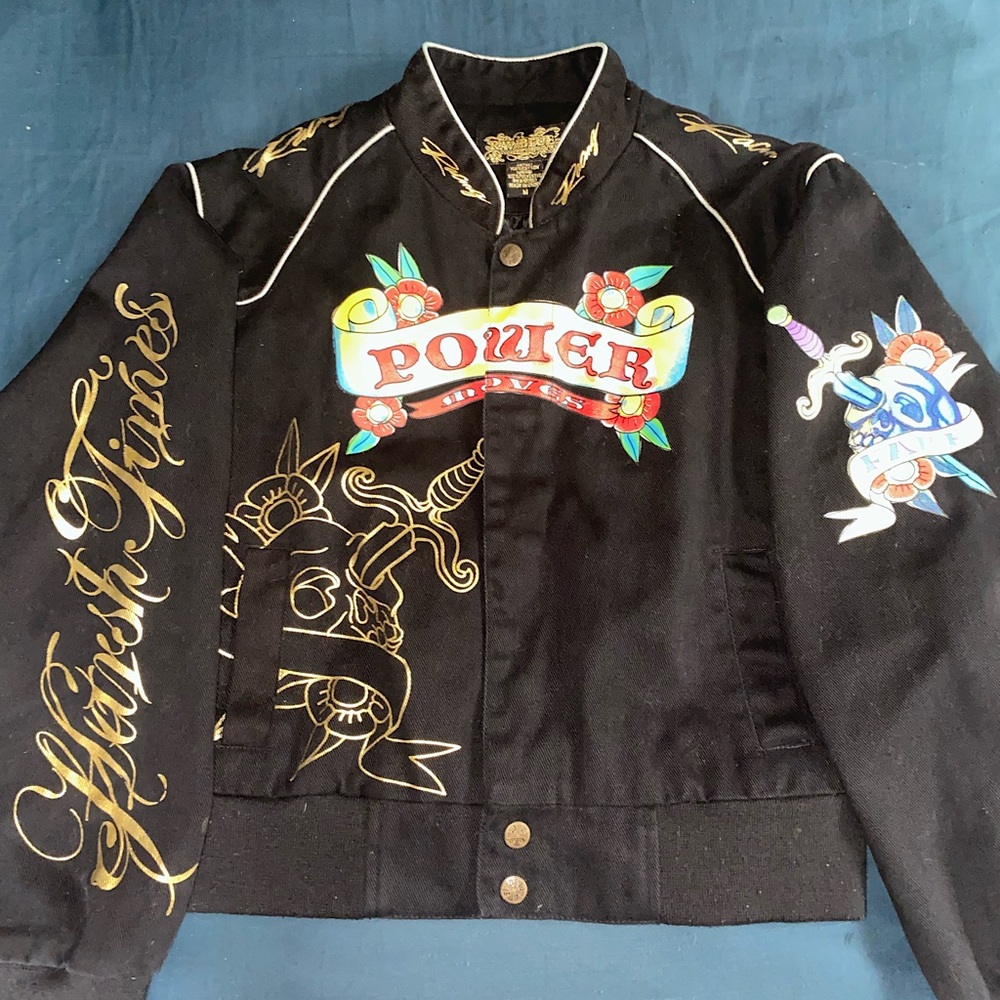RawBlue Vindication est. 1983 Black Jacket Size M